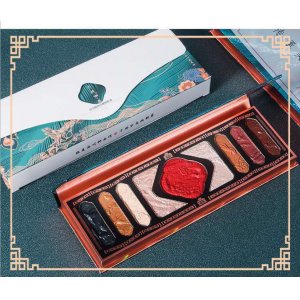 同款浮雕眼影盤(pán) 9色珠光啞光彩妝盤(pán)可OEM/ODM代工