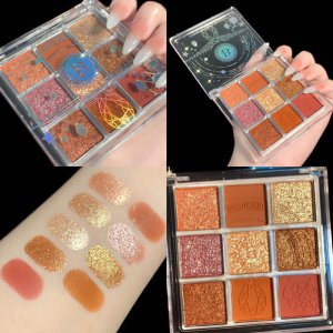 網(wǎng)紅新款九色持久易上色眼皮盤代加工貼牌OEM/ODM