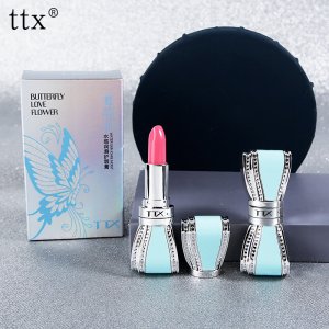 TTX水感變色潤(rùn)滑護(hù)唇膏蝴蝶結(jié)口紅貼牌OEM/ODM