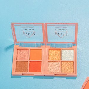 眼影閃粉珠光防水獨角獸網(wǎng)紅款亮晶晶眼影盤代加工貼牌OEM/ODM