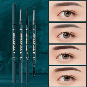 國(guó)風(fēng)立體雙頭極細(xì)眉筆防水防汗持久不脫OEM/ODM代加工