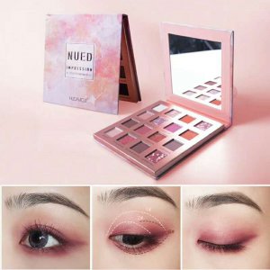 HUDA moji美妝16色眼影貼牌定制代加工
