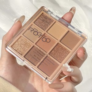 彩妝ROTO爆閃雪花九色眼影盤OEM/ODM定制代加工