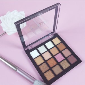 HUDA NEW16色大地色眼影盤OEM/ODM定制代加工