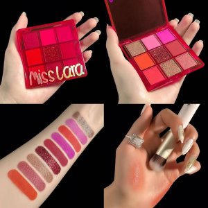 透明九色眼影盤代加工貼牌OEM/ODM