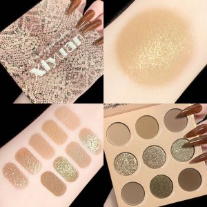 國(guó)貨嬉媛繁花似錦九色眼影OEM代加工