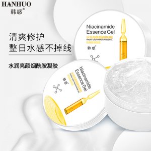 韓惑水潤(rùn)亮顏煙酰胺凝膠 免洗面膜代加工貼牌OEM/ODM