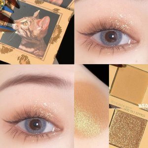 彩妝XIYUAN貓系列動(dòng)物眼影盤OEM/ODM代加工