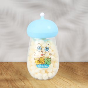 玩具零食溶豆豆 藍(lán)色貼牌定制代加工
