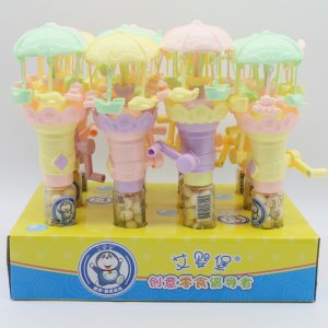 創(chuàng)意玩具零食旋轉木馬貼牌OEM/ODM
