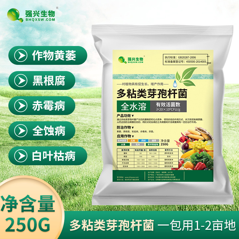 全水溶多粘類芽孢桿菌代加工貼牌oem,看完就了解了