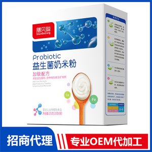 加鐵益生菌奶米粉 盒裝OEM代加工