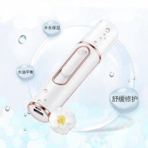 新款便攜式美容儀蒸臉器多功能手持噴霧補水儀USB充電面部按摩儀OEM/ODM代加工