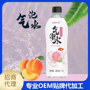蘇打氣泡水 白桃風(fēng)味貼牌OEM/ODM