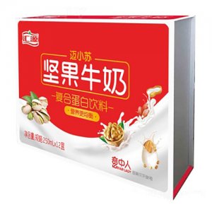 匯源邁小蘇堅(jiān)果牛奶復(fù)合蛋白飲料250mlX12盒OEM代加工