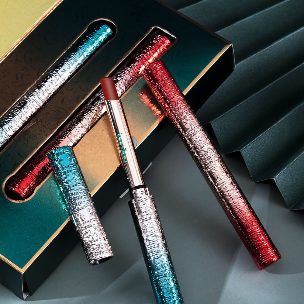 伴奏中國風(fēng)套盒口紅貼牌代加工oem,品質(zhì)看得見