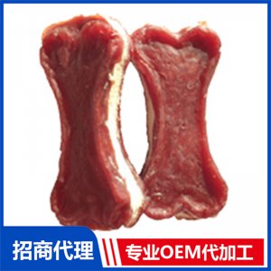 寵物骨形鴨肉+鱈魚(yú) 奶酪 牛肉夾心OEM代加工