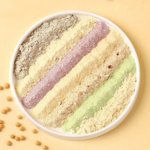 阿寶樂(lè)七彩豆?jié){粉黑米枸杞貼牌定制 紫薯五谷雜糧速溶沖飲免費(fèi)打樣