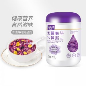 阿寶樂(lè)紫薯魔芋代餐粥五谷雜糧免費(fèi)打樣 即食飽腹?fàn)I養(yǎng)代餐源頭工廠