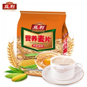 益利 牛奶加鈣/雞蛋牛奶營養(yǎng)麥片源頭工廠 即沖即飲代餐粉專業(yè)定制
