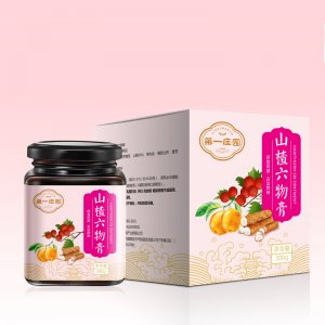 山楂膏300g貼牌定制積食膏兒清膏源頭工廠雞內(nèi)金山楂六物膏滋專業(yè)定制