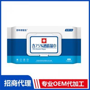 消毒濕巾代加工 酒精濕巾OEM貼牌