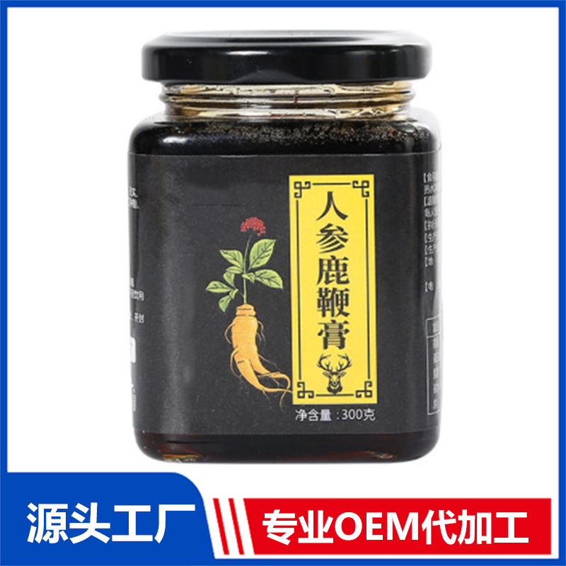人參鹿鞭阿膠枸杞膏代加工枇杷秋梨膏，沙棘地龍蛋白膏ODM廠家