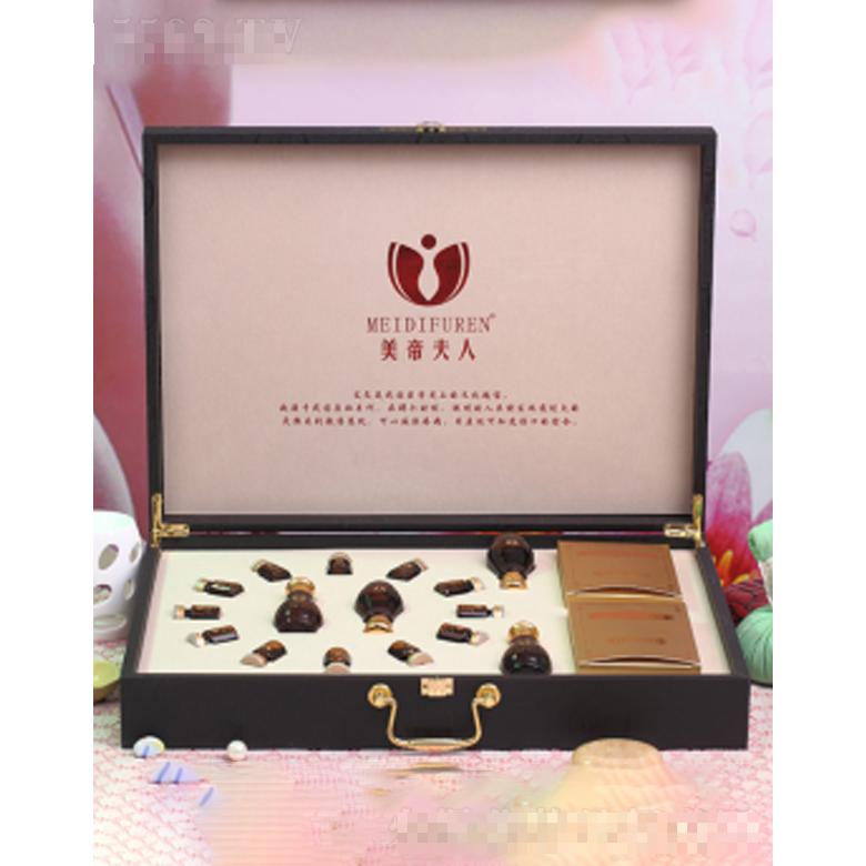 美帝夫人黑色紅皮艾絨