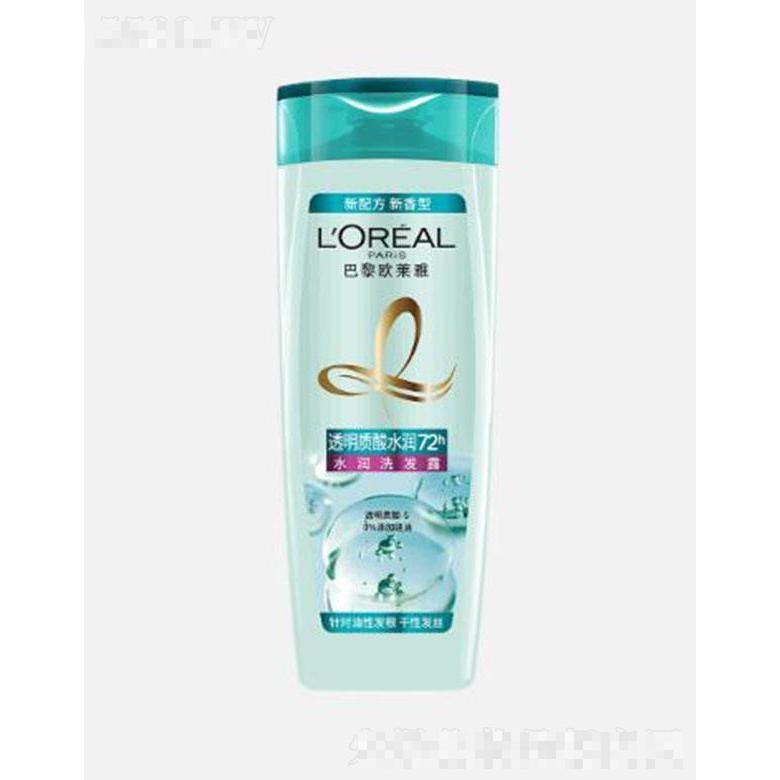 歐萊雅透明質(zhì)酸水潤(rùn)去屑洗發(fā)露 200ml有效去屑秀發(fā)飄逸水漾潤(rùn)澤