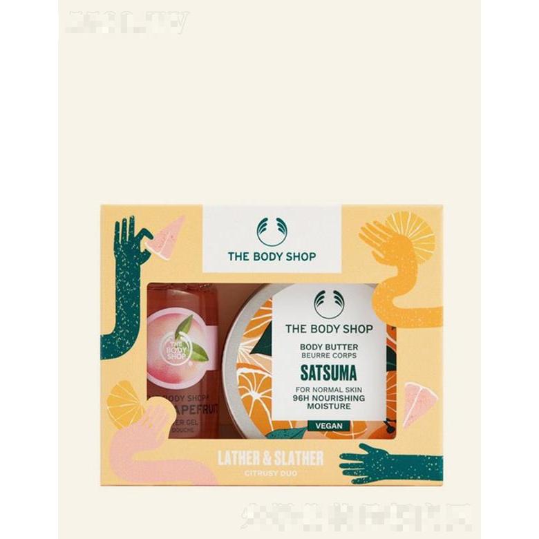 美體小鋪迷你身體護(hù)理套裝 - 蜜柑 & 粉紅西柚