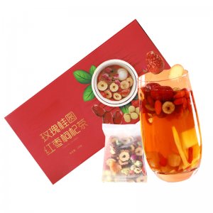 玫瑰桂圓紅棗枸杞茶130g/盒組合茶OEM代加工