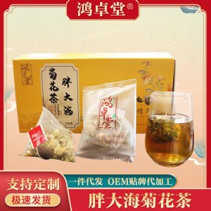 羅漢果胖大海菊花袋泡茶120g/盒裝OEM代加工