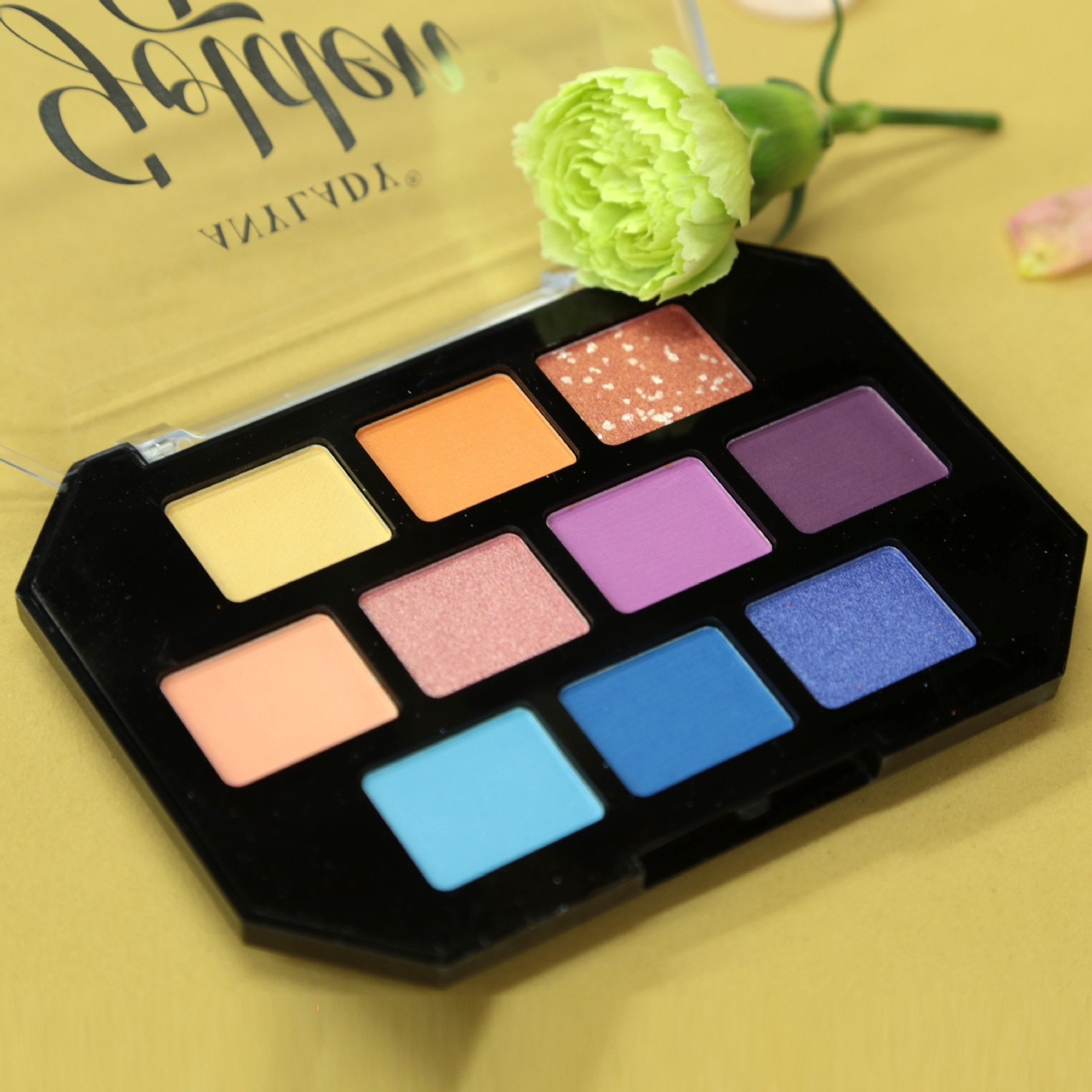 anylady彩妝啞光珠光眼影多色眼影盤(pán)批發(fā)可diy彩妝盤(pán)化妝用OEM代加工