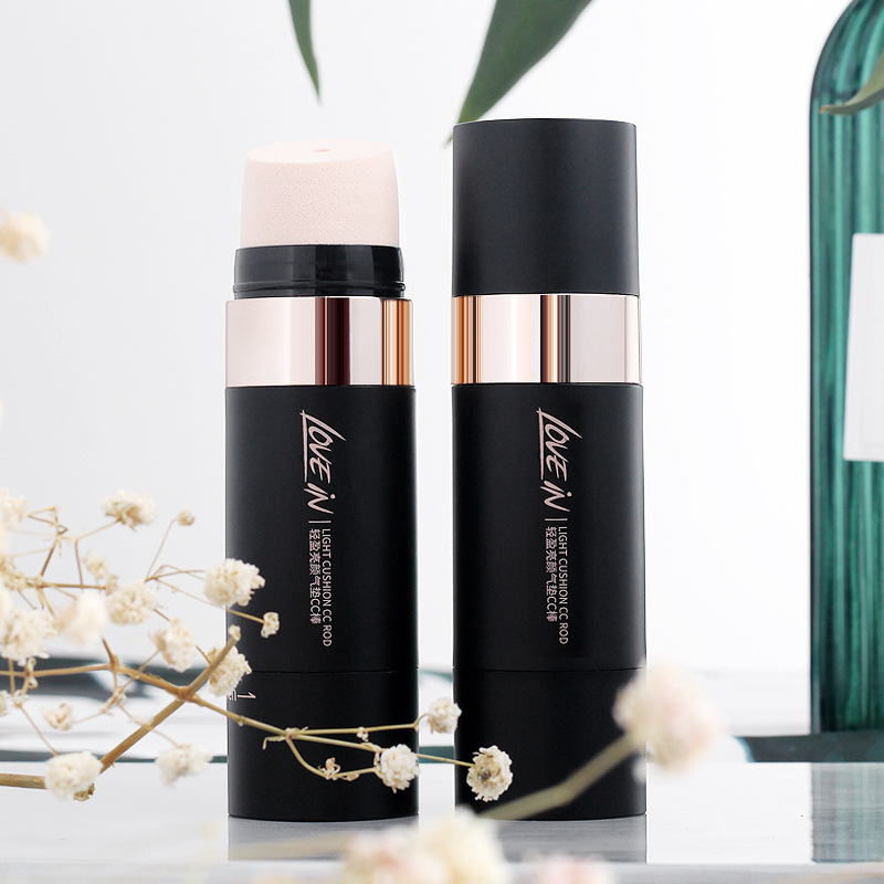 抖音同款戀意lovein氣墊CC棒提亮膚色防水持久保濕遮瑕棒廠家批發(fā)OEM代加工