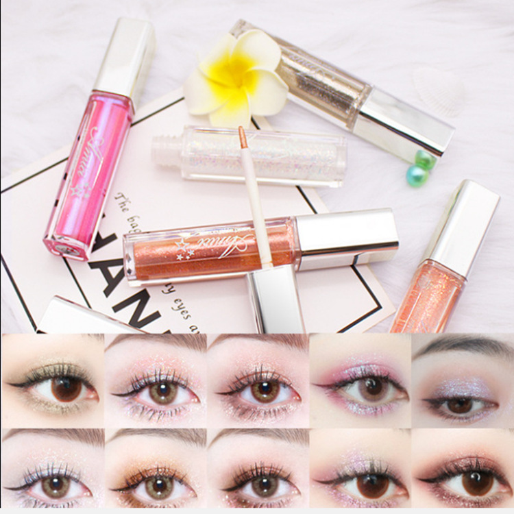 超閃液體眼影液臥蠶珠光亮片閃片亮晶晶高光閃粉十色OEM代加工