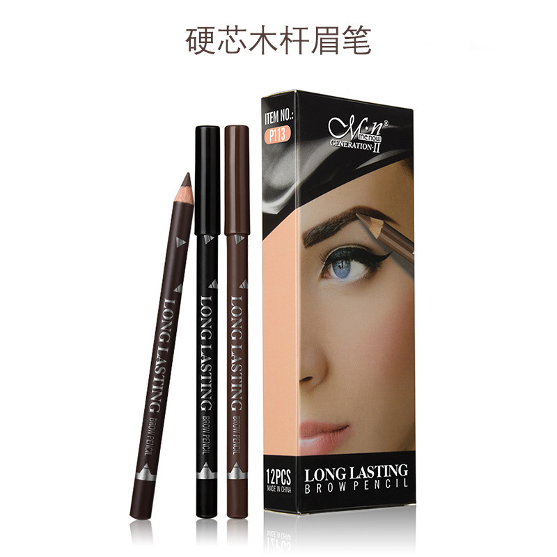 美諾防水定妝畫(huà)眼線塑桿眉筆OEM代加工