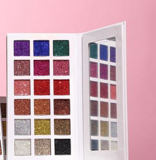 18色全金蔥眼影盤OEM代加工