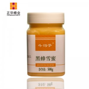 黑蜂雪蜜椴樹蜜500g瓶結(jié)晶蜜oem代加工
