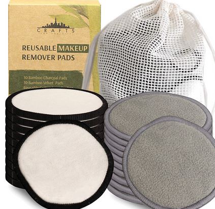 有機棉竹棉卸妝墊可洗天鵝絨卸妝棉竹纖維卸妝墊卸妝粉撲OEM代加工