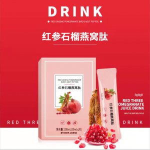 膠原蛋小分子活性肽紅參石榴燕窩膠原蛋白肽飲品白o(hù)em