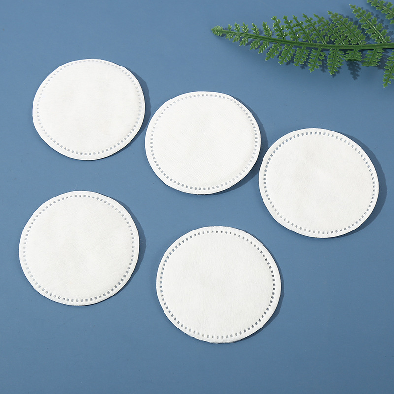 加厚針孔全棉壓花化妝卸妝花夾棉片干濕兩用厚款OEM代加工