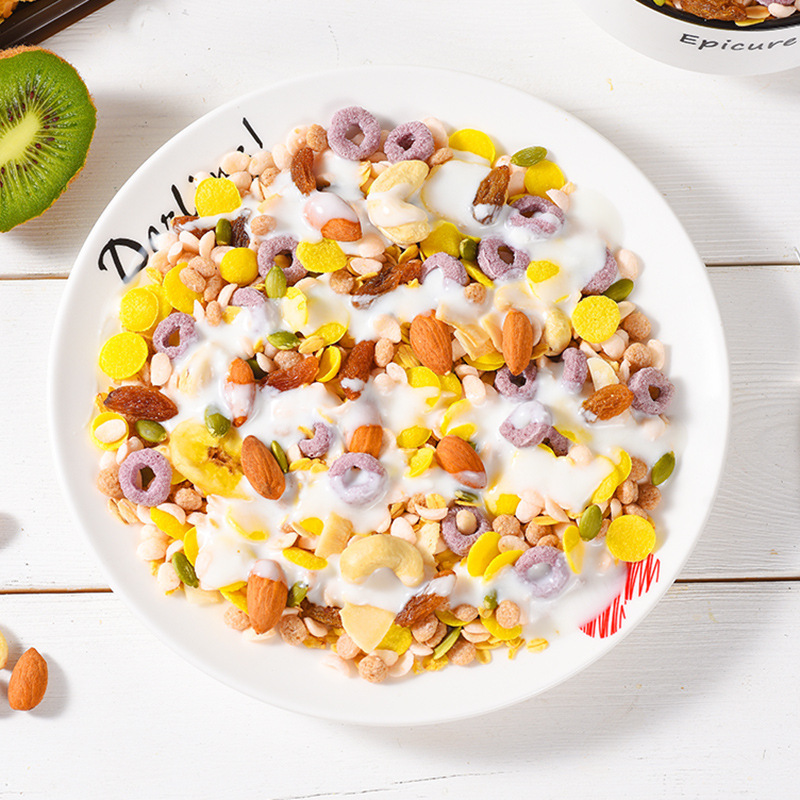 便攜早餐代餐牛奶沖泡堅果水果谷物麥片OEM代加工