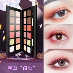 夢(mèng)幻小鹿12色動(dòng)物眼影盤oem代加工