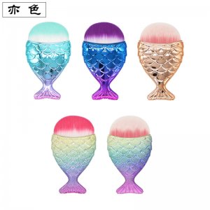 單支小號(hào)魚粉底刷 OEM代加工