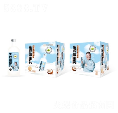 湛薩生榨厚椰乳箱裝OEM代加工