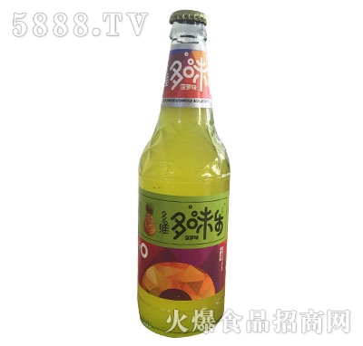 多味樂(lè)菠蘿味碳酸飲料（玻璃瓶汽水）OEM代加工