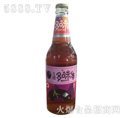 多味樂黑加侖味碳酸飲料（玻璃瓶汽水）OEM代加工