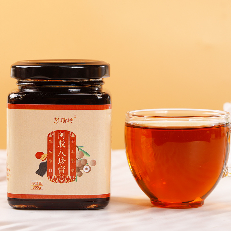 阿膠八珍膏盒裝源頭工廠傳統(tǒng)滋補手工熬制滋養(yǎng)氣血女性口服膏滋OEM代加工