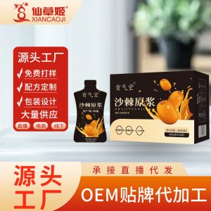 貢元堂沙棘原漿袋裝30ml 袋原液源頭工廠特殊膳食 沙棘汁原漿正品