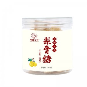 定制代加工秋梨膏糖 廠家批發(fā)直播帶貨薄荷糖嗓子手工梨膏糖貼牌